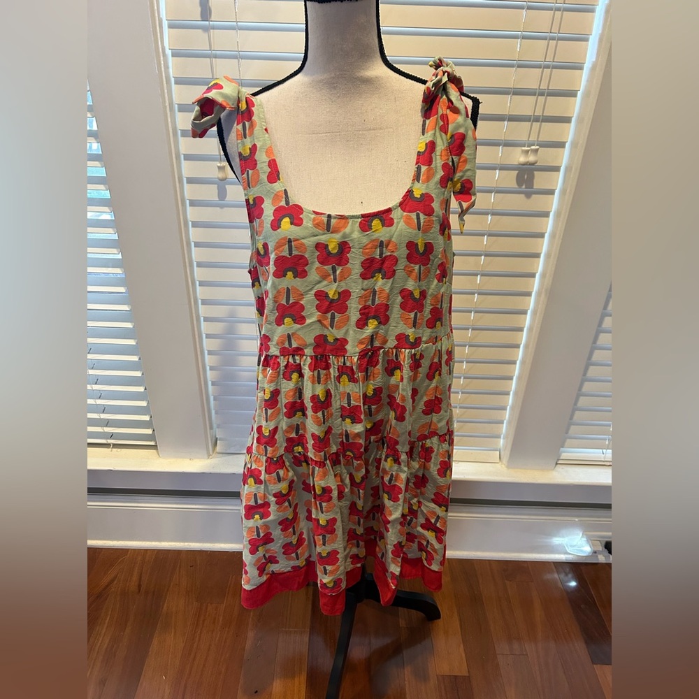Jodifl Floral Tie Shoulder Strap Dress size L